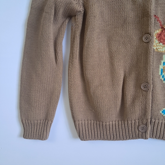 SeaMilk Cardigan Set Size S – 100% Cotton Button Front Sweaters (Blue & Brown) - Picture 14 of 16